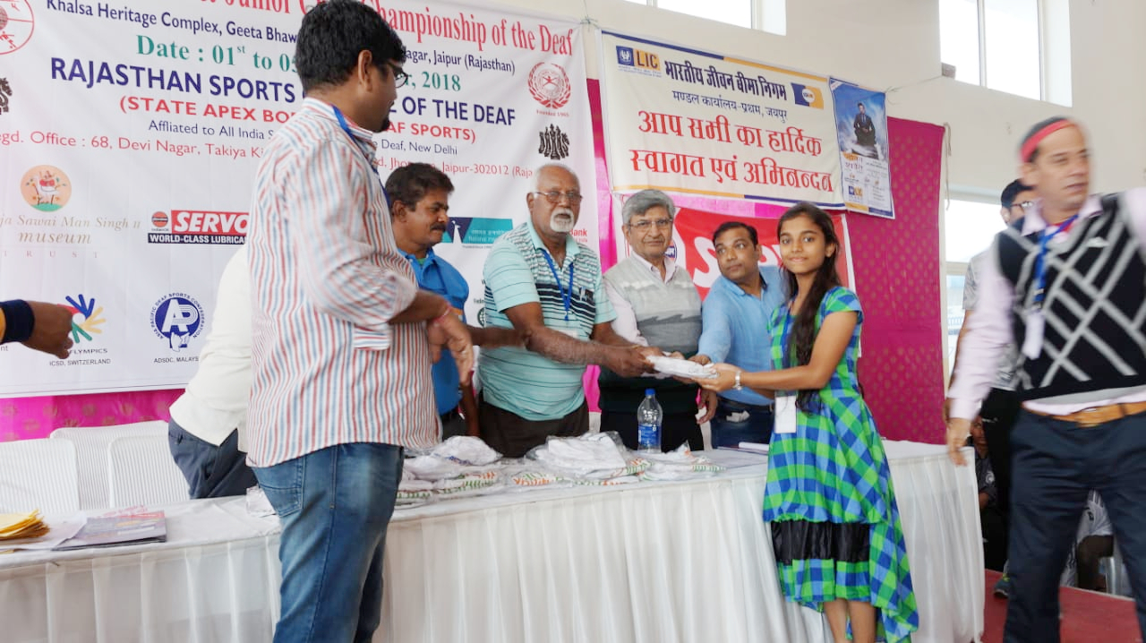 21st National Chess Championship of the Deaf, Jaipur on December 01 to 05, 2018