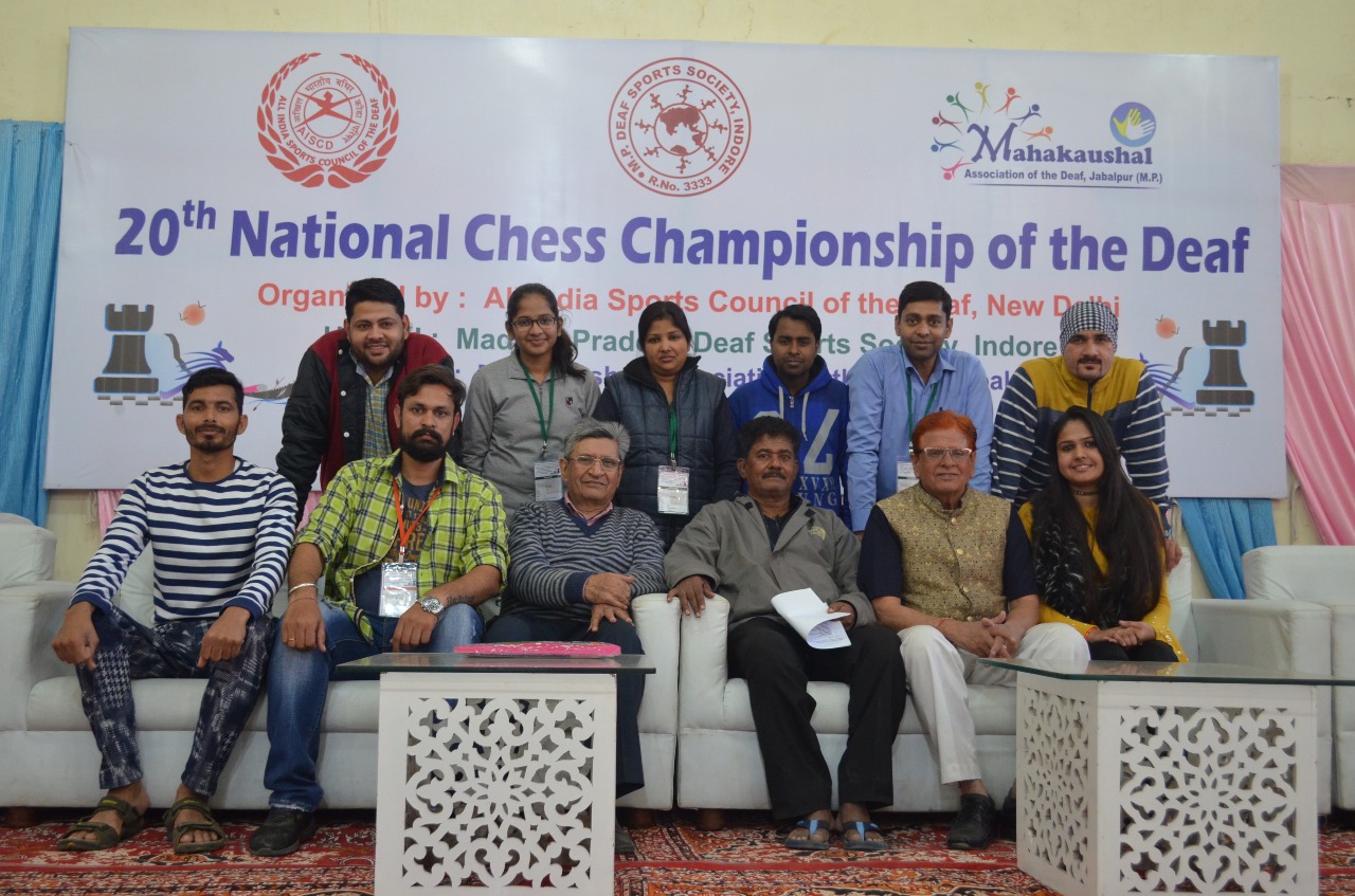 20th National Chess deaf , Jabalpur (M.P), 27 - 31 Dec 2017